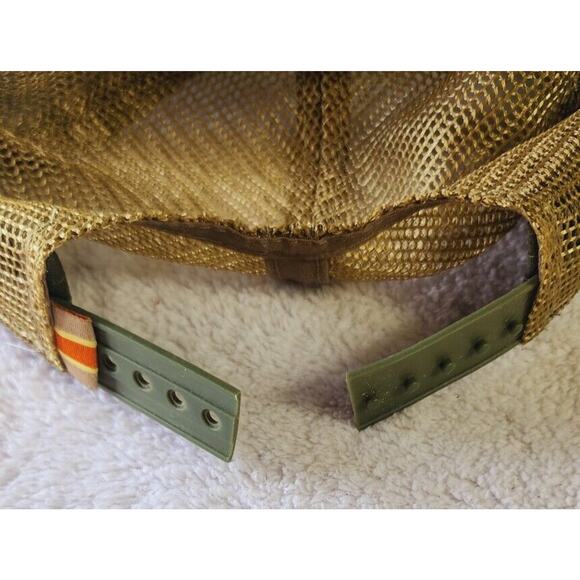 Armadillo Texas State Snapback Baseball Hat Cap Green Brown Western Cowboy Truck - Picture 5 of 7